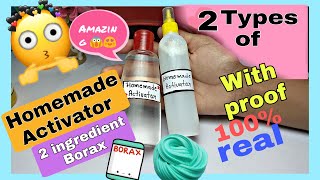 How to make Slime Activator at home With proof😱😱Borax activator100 Realslimeactivatorslime [upl. by Peppard]