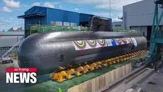 S Korea launches new 3000ton submarine capable of firing ballistic missiles [upl. by Akiehsat849]