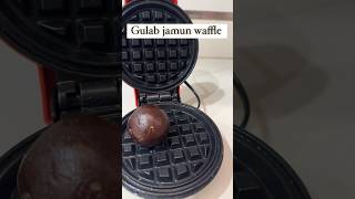 Gulab jamun waffle cooking amazongadgets ganpatibappa minivlog waffle dessert cookingchannel [upl. by Tertia]