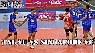 TNI AU vs SINGAPORE VC SET 3  LIVOLI DIV UTAMA 2019 [upl. by Holly]