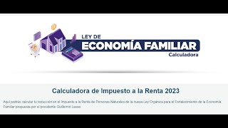 ✅ MAS❗❗❗ FACIL COMO CALCULAR IMPUESTO A LA RENTA SRI 2023 ECUADOR SRI GP FORTALECIMIENTO FAMILIAR [upl. by Ami]