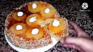 tarte à lananas facileكيكة بالاناناس مختلفة و مكوناتها بسيطة كنصحكم تجربها [upl. by Inttirb]