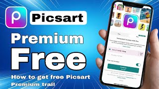 How to get Picsart Premium Free trail  Picsart Premium Free trail kaise le [upl. by Nyroc]