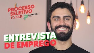 Entrevista De Emprego  Processo Seletivo Na Prática [upl. by Ahsilla]