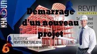 TUTO REVIT STRUCTURE 06  Démarrage dun nouveau projet [upl. by Haase5]