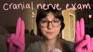 asmr  cranial nerve exam [upl. by Yenhoj]