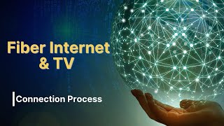 Fiber Internet connection process  How fiber Internet IPTV reaches our home [upl. by Annaert]