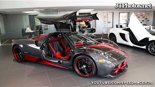 First Pagani Huayra delivered in Greenwich [upl. by Brom]