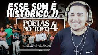 REACT Poetas no Topo 4  JotapêCesar McDk47 LeallDon LAjuliacostaMajor RDXamãBc Raff amp Froid [upl. by Eentruoc]