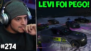 LEVI FOI PEGO PELA POLICIA ep 274 [upl. by Htezzil]