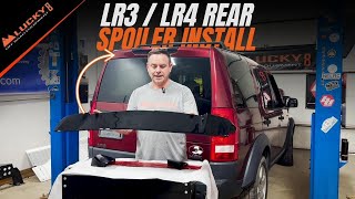 How to Install a Rear Spoiler on a Land Rover LR3 or LR4 Discovery 3 or 4 [upl. by Adaha317]