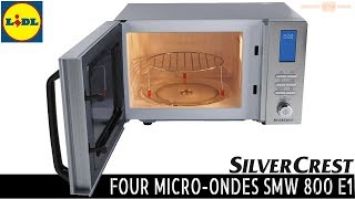 🔴 Déballage Four Micro ondes 800W 20L Silvecrest Lidl SMW 800 E1 [upl. by Cryan]