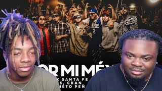 Por Mi Mexico Remix 🇲🇽  Lefty SM Santa Fe Klan Dharius CKan MC Davo amp Neto Peña REACTION [upl. by Allveta691]