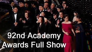 92nd Academy Awards Full I Oscars Awards 2020 Full Event I [upl. by Ayidan]