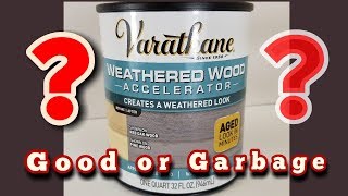 Varathane Weathered Wood Accelerator Review [upl. by Arihaj]