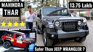 New Mahindra Thar  Indias Safest OffRoad SUV  New Interiors Features  Mahindra Thar 2022 4X4 [upl. by Chamberlain]