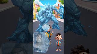 ice monster vs superman  impossible save  shorts viral trending [upl. by Godred509]