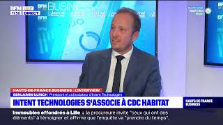 Intent Technologies chez BFM Business [upl. by Ellevart353]