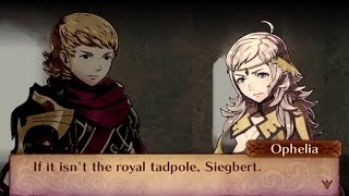 Fire Emblem Fates Conquest  Ophelia amp Siegbert Support Conversations [upl. by Kwasi]