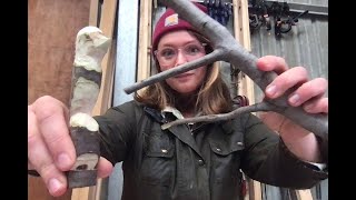 Woodcarving with Olivia O’Connor  How to make a quick and easy whistle from a stick or dowel [upl. by Crystal]