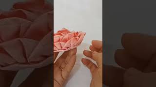 como fazer rosa de fuxico tutorial artesanato diyflower [upl. by Lehman]