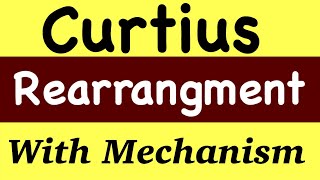 Curtius Rearrangment with Mechanism  Very Easy Method  Chemistry Academy [upl. by Eiuqram]