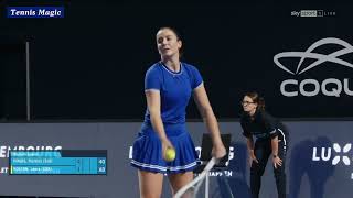 2024 Luxemburg Open R1 Hingis vs Robson [upl. by Thurber]