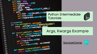 Python Args Kwargs Example Code [upl. by Ranilopa370]