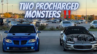 ‼️BIG HORSEPOWER PROCHARGED RACE CARS HEADS TO A CAR MEET‼️MUST SEE ‼️ [upl. by Amir884]