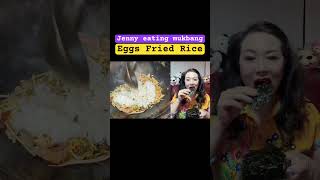 Jenny likes China street foodEggs fried rice Eating show Chinese Korean Japanese Asian food [upl. by Natty]