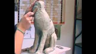 Sallie Wakley Sculpting A Hare [upl. by Nikolos]