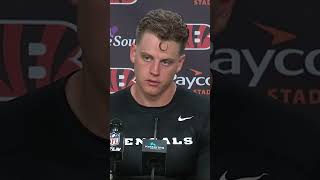 JOE BURROW HAD TO CALL OUT A REPORTER DURING HIS PRESS CONFERENCE AFTER HE INTERUPTED HIM TALKING [upl. by Ginelle221]