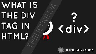 HTML Tutorial for Beginners 13  The div Tag [upl. by Maureene]