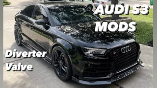 Audi Mods ECS Tuning Diverter Valve install A3S3 [upl. by Ange]