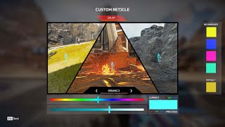 BEST CUSTOM RETICLE COLORS TO IMPROVE AIM IN APEX LEGENDS [upl. by Anert949]