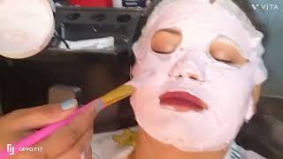 Thermo Face Mask  antiaging Thermo face mask in salon  Review amp Demo [upl. by Wandis455]