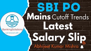 SBI PO Mains Cutoff  Latest Salary Slip  sbi motivation [upl. by Arba]