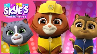 Meow Meow The Chaotic Kitty Song  Skyes Music Party  PAW Patrol Music Cartoons for Kids [upl. by Atrahc366]