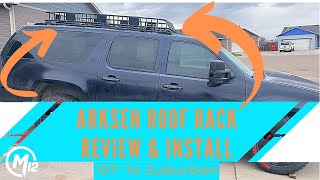 84quot Arksen ROOF RACK Review amp Install 0714 Suburban [upl. by Nayk]