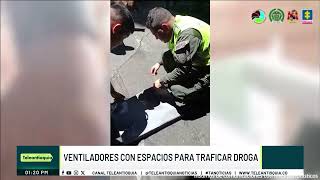 Droga escondida en ventiladores  Teleantioquia Noticias [upl. by Nerfe]