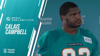 Calais Campbell This Defense is UNIQUE l Miami Dolphins [upl. by Nosnar]