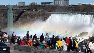 Niagara Falls CANADA 🇨🇦 Street View And Fallsview CAM  Sunday April 7 2024 [upl. by Elma994]