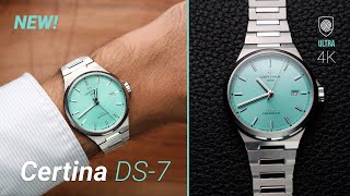 Certina DS7 is on Fire with a 39 mm Genta design amp turquoise dial [upl. by Ailalue]