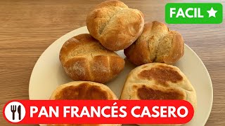 🇵🇪 PAN FRANCES CASERO  RECETA PERUANA  FACIL  SIN HORNO [upl. by Dlanar]