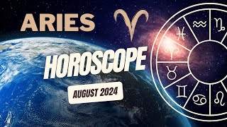 Aries August HOROSCOPE 2024 Mercury again retrograde [upl. by Aissela]