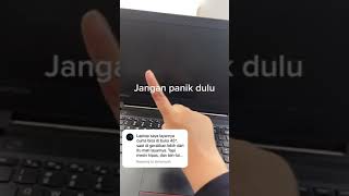 Laptop nyala tapi layar laptop mati  Ini cara atasinya sob [upl. by Callie886]