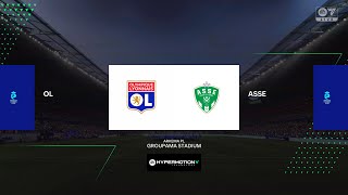 Lyon vs SaintÉtienne 16112024 Première Ligue Femenina FC 25 [upl. by Akinej584]