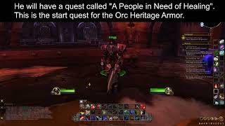 Orc Heritage Armor Start Quest WoW [upl. by Halverson672]