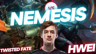 NEMESIS  TWISTED FATE VS HWEI  MID GAMEPLAY  Patch 1324  Season 13  LeagueofLegends [upl. by Talie]