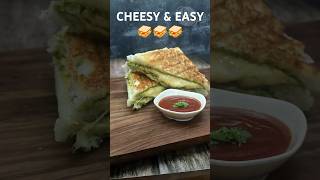 Cheese Chutney Sandwich Recipe Crispy Cheesy and Easy sandwich viralshorts foodshorts [upl. by Daukas]